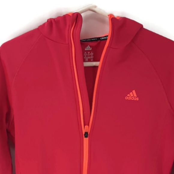 Adidas athletic hooded climalite jacket medium - Picture 6 of 8